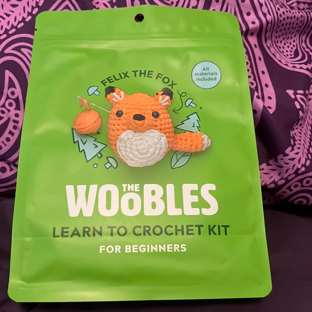 Woobles Felix the fox. Beginner
